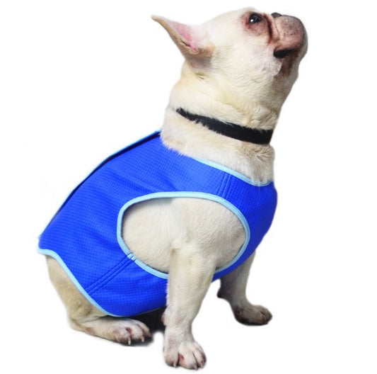 Functional PVA Cooling Vest for French Bulldog - Summer Icy Cooling Gear