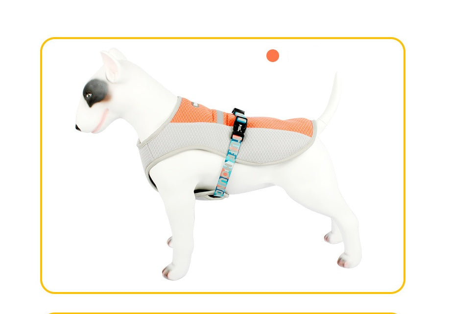 Functional Cooling Vest for French Bulldog - Breathable Summer Heatproof Gear