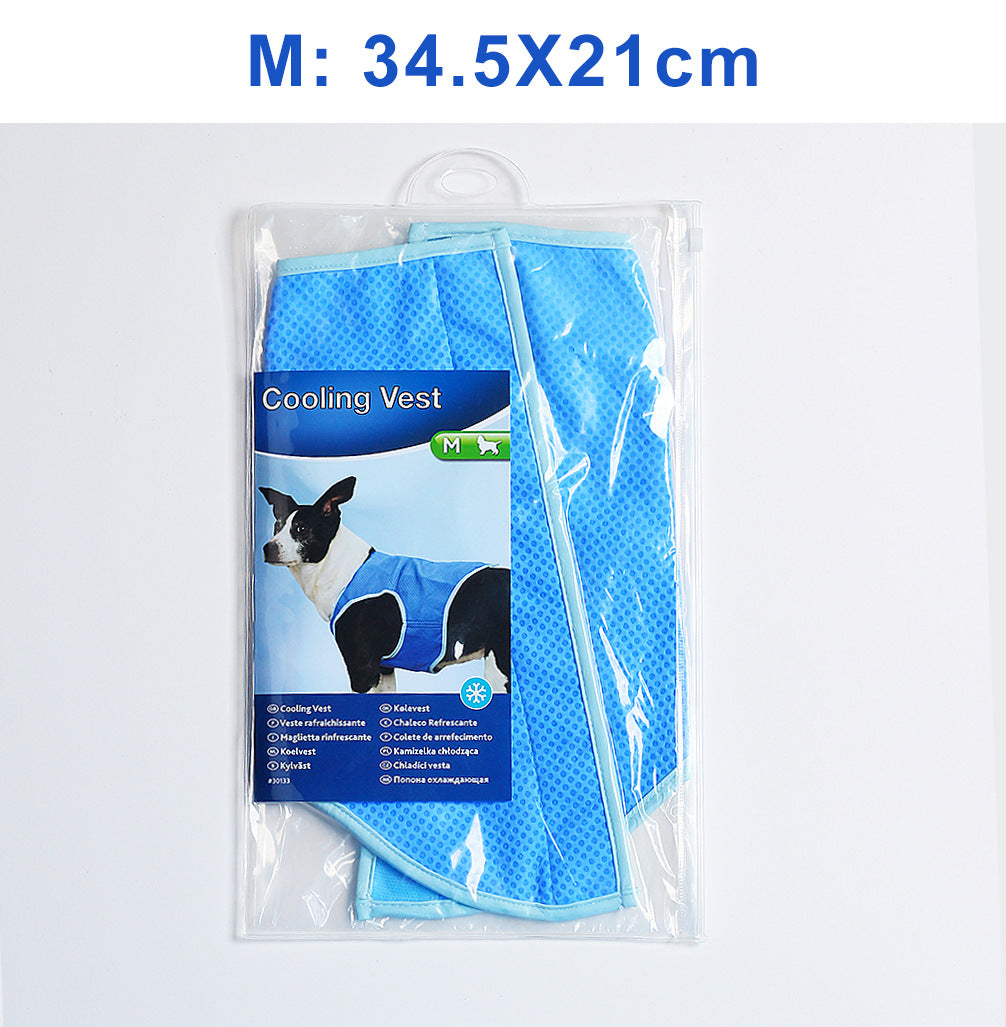 Functional PVA Cooling Vest for French Bulldog - Summer Icy Cooling Gear