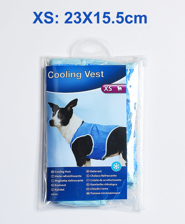 Functional PVA Cooling Vest for French Bulldog - Summer Icy Cooling Gear